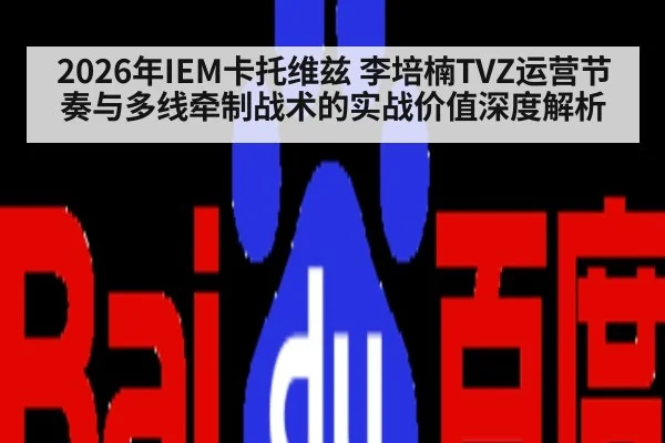 2026年IEM卡托维兹 李培楠TVZ运营节奏与多线牵制战术的实战价值深度解析